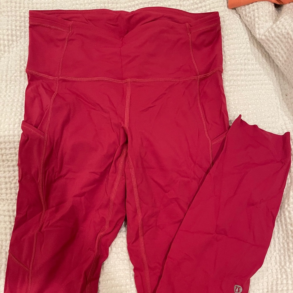 Lululemon fast and free leggings size 6